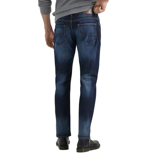 Lee Men's Performance Series Extreme Motion Straight Fit Tapered Leg Jean Trip 38W x 32L