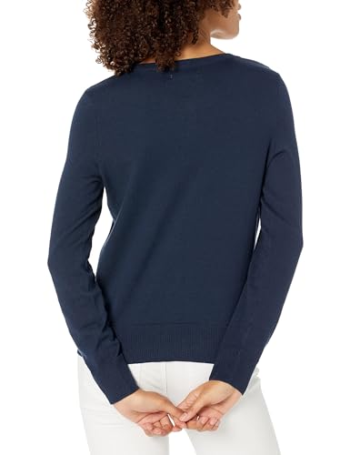 Amazon Essentials Women's Plus-size Plus Size Lightweight Crewneck Cardigan Sweater Sweater -Navy 2X