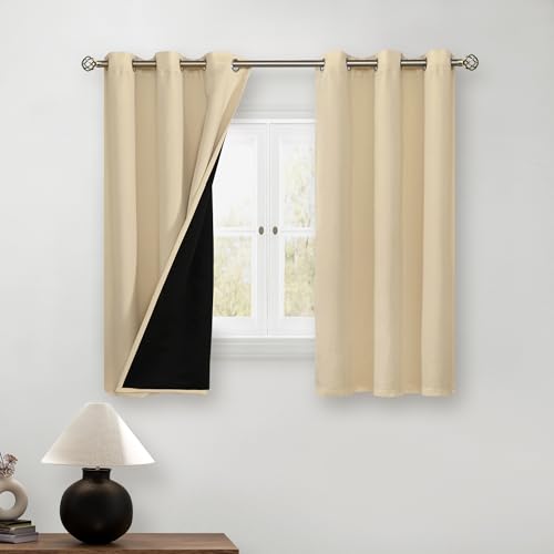 BGment 100% Blackout Curtains for Bedroom, Thermal Insulated