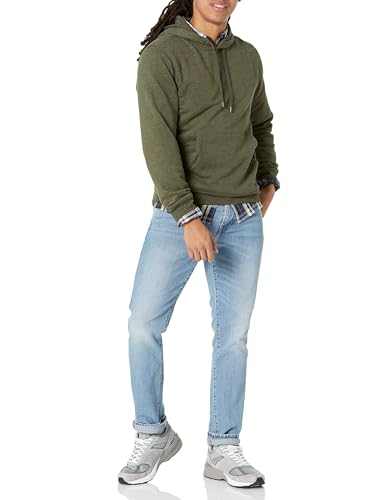 Amazon Essentials Men's Fleece Hoodie Sweatshirt (Available in Big & Tall) Olive Heather XX-Large