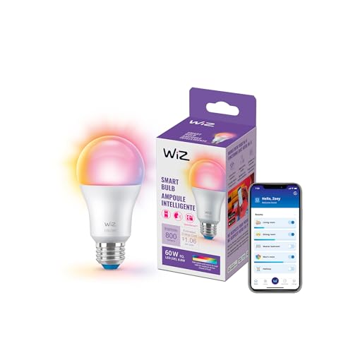 WiZ 603449 LED 60W A19 Color Bulb