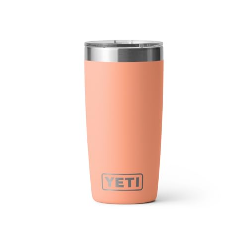 YETI Rambler 10 oz Tumbler Stainless Steel Vacuum Insulated with MagSlider Lid Lowcountry Peach