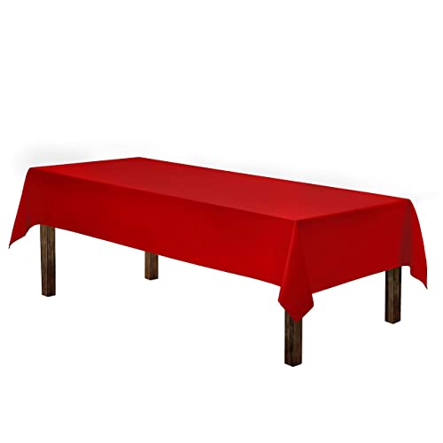 Gee Di Moda 60x126 Inch Red Rectangle Tablecloth