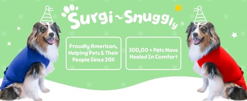 SurgiSnuggly Dog Surgical Recovery Suit for Dogs Spay and Neuter Surgeries The Original Dog Onesie for Surgery for Both Male and Female Dogs in Small Medium Large and Extra Large Sizes ML BB