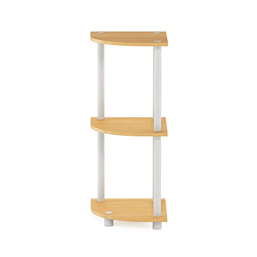 2-Tier Corner Shelf: Easy Storage & Display