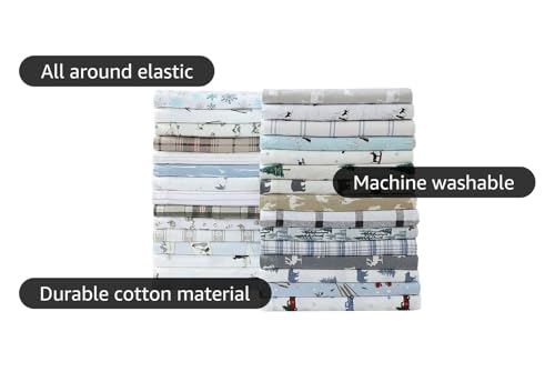 Eddie Bauer Flannel Sheets - Soft Cotton Queen Set