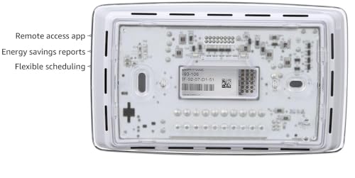 EMERSON Sensi Touch Wi-Fi Smart Thermostat with Touchscreen Color Display Works with Alexa Energy Star Certified C-wire Required ST75W