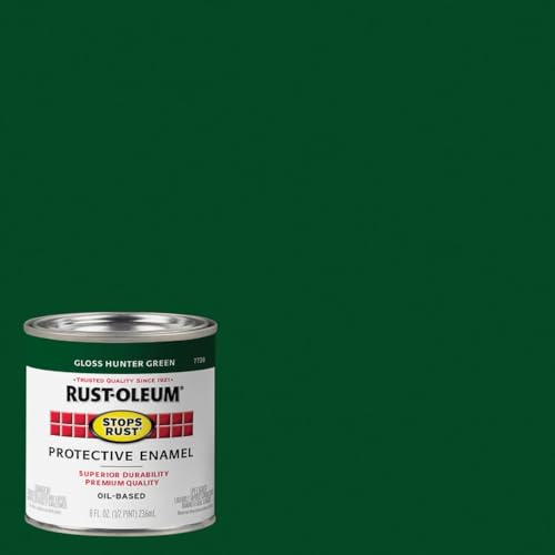 Rust-Resistant Enamel Paint 1/2 Pint Hunter Green