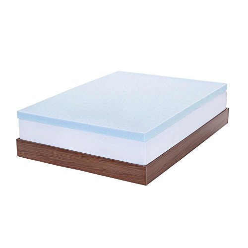 LUCID 3 Inch Gel Mattress Topper for Full Size Mattress