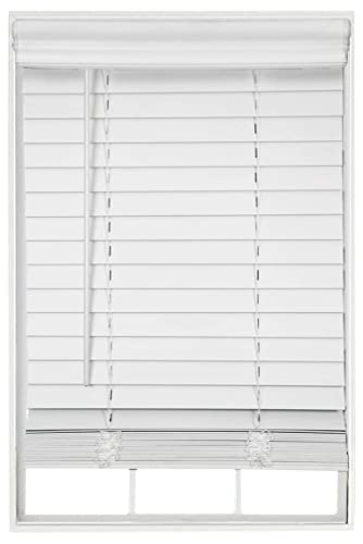 DEZ FURNISHINGS Cordless 2" Faux Wood Blind - 15% Off