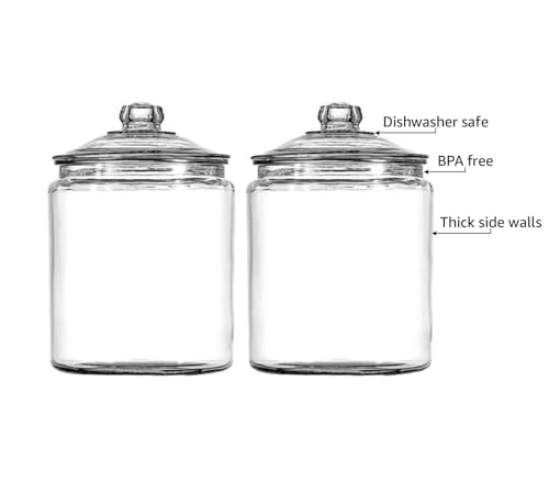 1-Gallon Heritage Hill Jar with Lid Set of 2 by