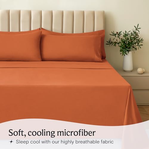 LuxClub Queen Sheets: Soft, Cooling Bed Sheets