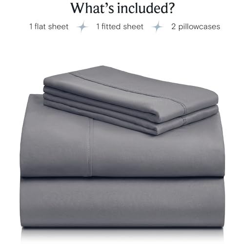 LuxClub 6PC Queen Sheets Set - Soft, Cooling & Eco Friendly