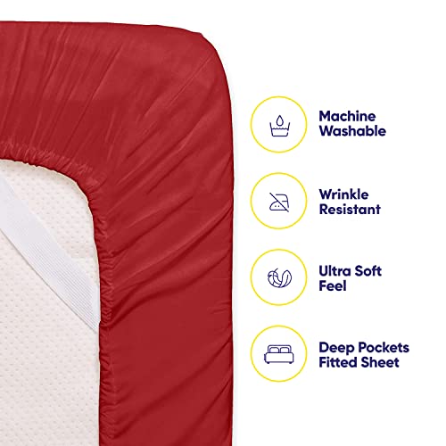 Sweet Home Collection 1500 Thread Count Sheets - Secure Fit