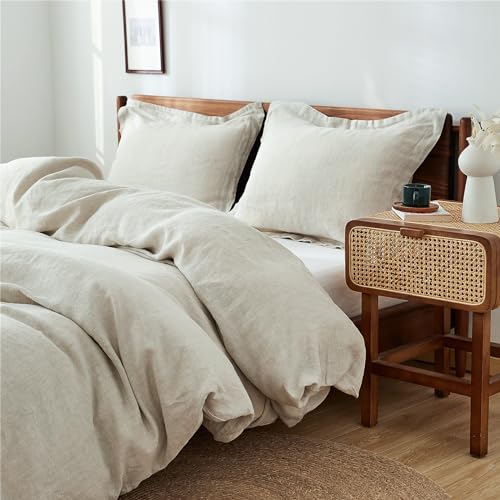 Simple&Opulence Linen King Duvet Cover: Soft, Breathable & Eco-Friendly