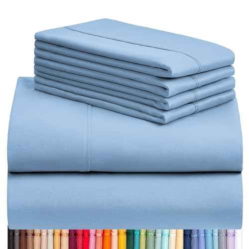 LuxClub Queen Sheet Set: Soft, Cooling & Eco-Friendly