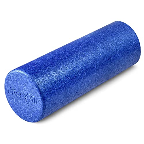 Yes4All EPP Exercise Foam Roller – Extra Firm High Density Foam Roller – Best for Flexibility and Rehab Exercises (18 inch Blue)