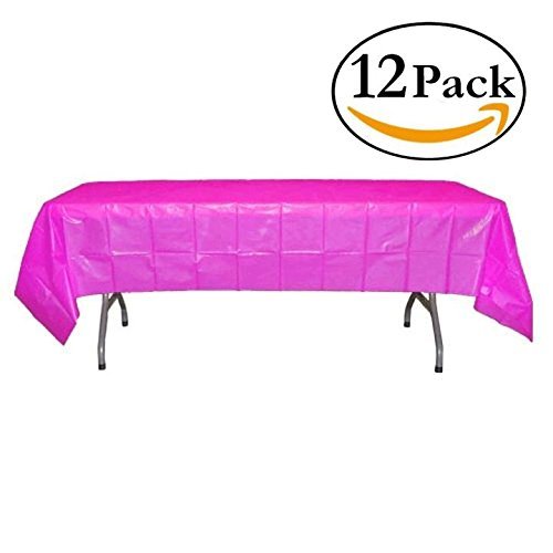 54x108in Rect Tablecloths 12-Pack