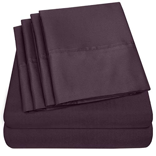 Purple Queen Sheets 6PC Set - Ultra Soft Deep Pocket