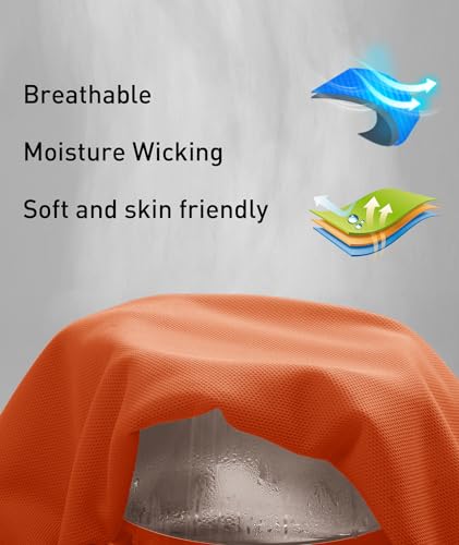 ZITY Mens Polo Shirt Short Sleeve Sports Tactical T-Shirt Athletic Golf Polos Daily Casual Stylish Collared Shirts for Men Orange 3X-Large