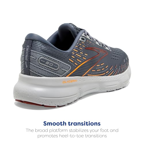 Brooks Glycerin 20 Men's Sneakers Chilli Grey Oil Orange 45.5 EU / UK 11 Grey Chili Oil Orange 11 US