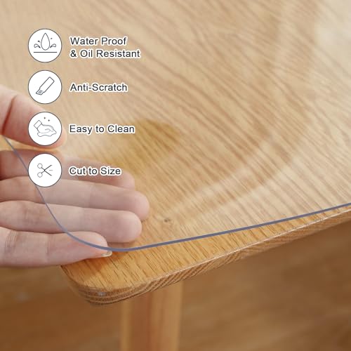 LovePads 2mm Clear Table Cover Protector