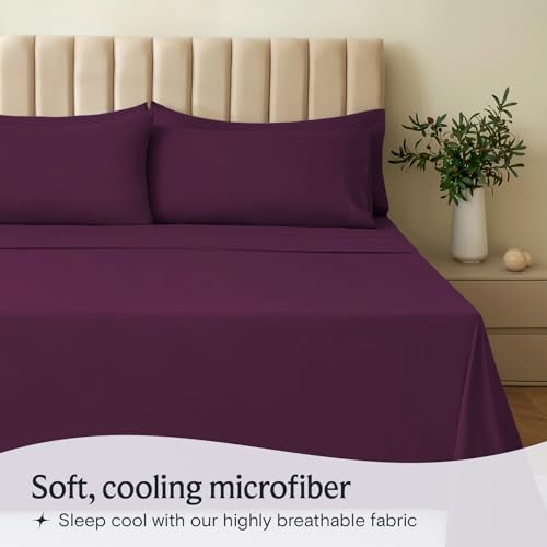 LuxClub Queen Sheets: Soft, Cooling & Eco-Friendly