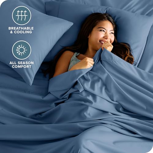 Bare Home Luxury 1800 Microfiber Queen Sheets - Ultra-Soft & Breathable
