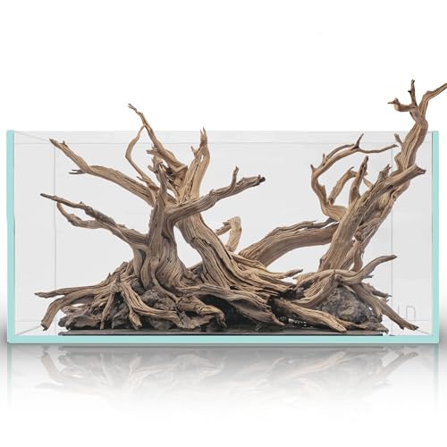 Ultum Nature Systems Ultra Clear Rimless Aquarium - Low Iron Glass Fish Tank with 45° Mitered Edges 5mm-15mm Thick Leveling Mat Included - 16S 5mm Glass (6.29x6.29x3.14IN | 16x16x8CM)