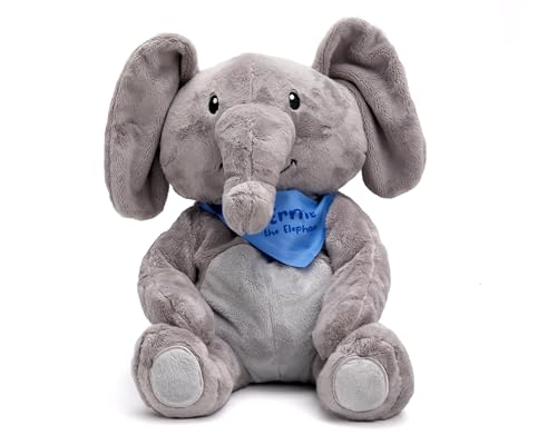 Lilly's Love Ernie The Elephant 5lb Weighted Stuffed Animal | Sensory Companion for Kids and Adults | Machine Washable w/Removable Inner | Makes a Great Gift for Any Occasion