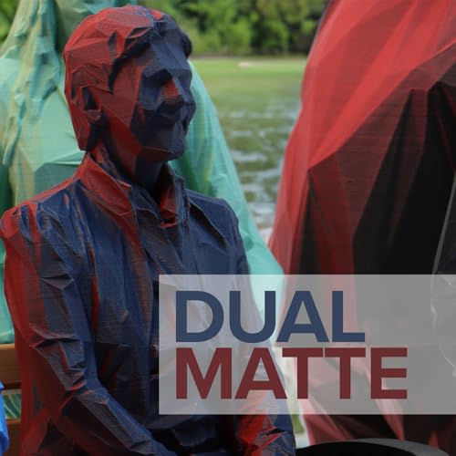 Polymaker Panchroma Dual Color Matte PLA Filament Matte Foggy Purple (Grey-Purple) 1.75mm 3D Printing Filament 3D Printer PLA Filament Fit Most FDM 3D Printers 1kg Spool (2.2lb)