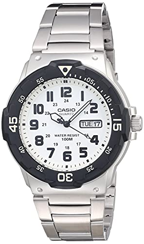 Casio Diver Style White Dial Stainless Steel Watch - MRW200HD-7BV