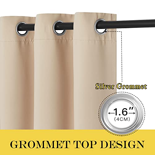 NICETOWN Extra Wide Patio Door Curtain – Energy Smart & Noise Reducing Thermal Insulated Drapes for Sliding Doors