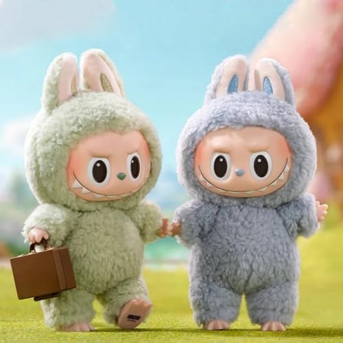 AEDNX 𝐋𝐚𝐛𝐮𝐛𝐮 backpacks and key pendants Cute Labubu Charming Plush Doll Pendant Hanging Keyring Card Gift (A6)