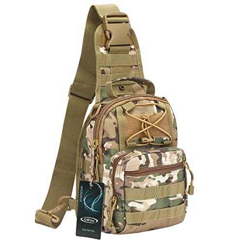 Tactical Backpack: Camo Sling Pack for Hiking Camping