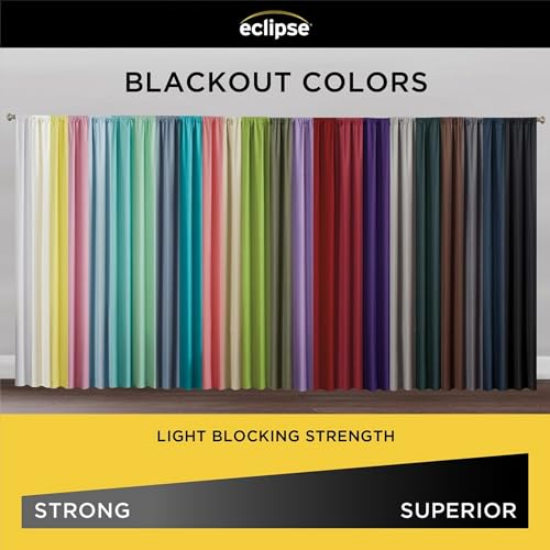 Eclipse Blackout Curtains: Block 99% of Light & Noise