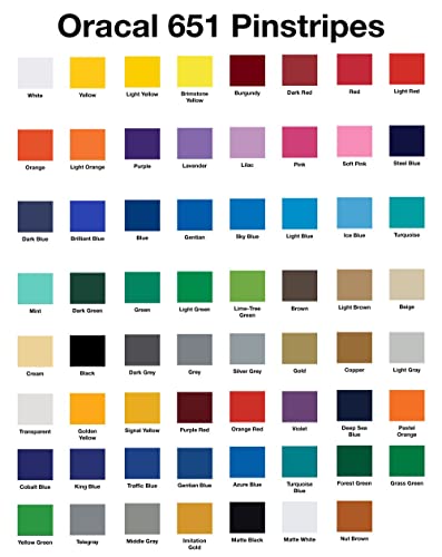 Oracal 651 Vinyl Pinstriping Tape - Vinyl Striping Lines Stickers Striping - 1/2\" Grass Green