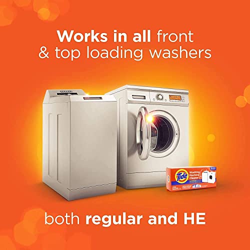 Tide Washing Machine Cleaner with Oxi Top & Front Load Washer Cleaner Deep Cleaning & Odor Eliminator Washer Machine Cleaner Powder Removes Residue and Freshens with Every Use 7 Month Supply