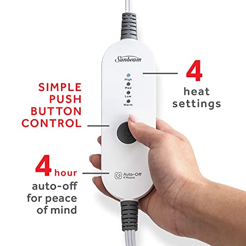 Heated Throw Blanket 4 Heat Settings