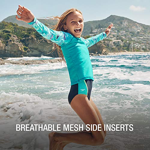 Speedo Girls' Swimsuit: UPF 50+ Protection