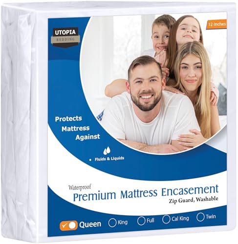 Utopia Bedding Premium Zippered Mattress Encasement