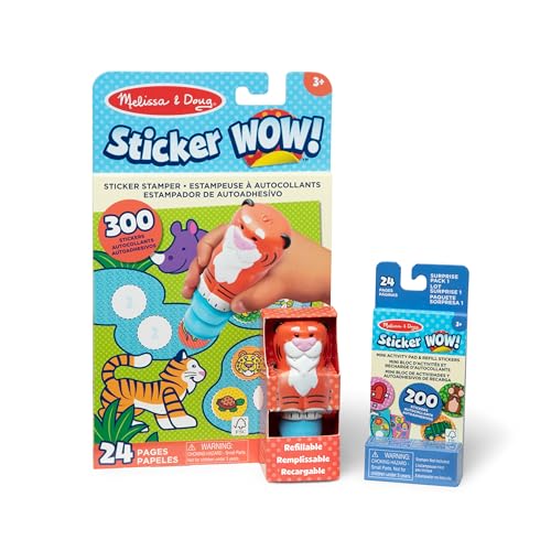 Melissa & Doug Sticker Wow! Tiger Bundle