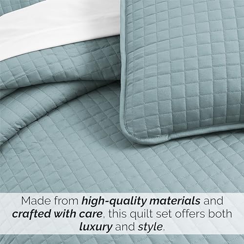Stain Resistant Microfiber Quilt Set