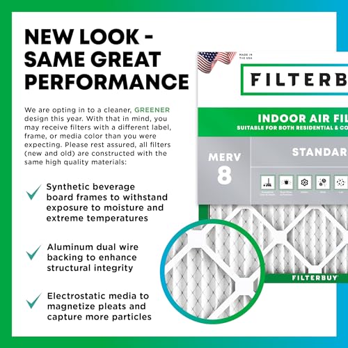 MERV 8 25x25x1 Air Filter (6-Pack)