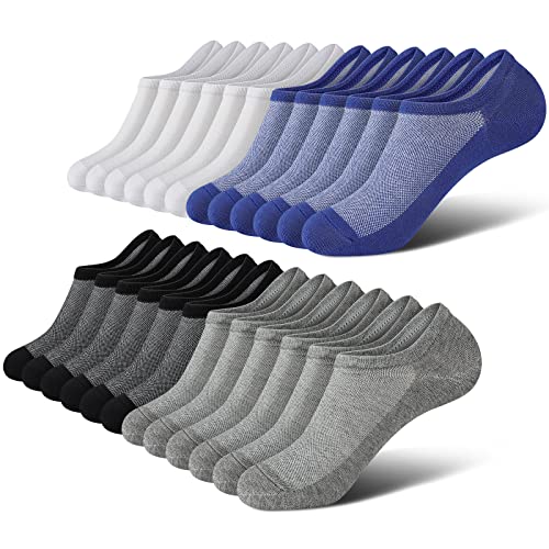 wernies No Show Men Socks Low Cut Ankle Sock Men Short Socks Casual Cotton Socks Size 6-10