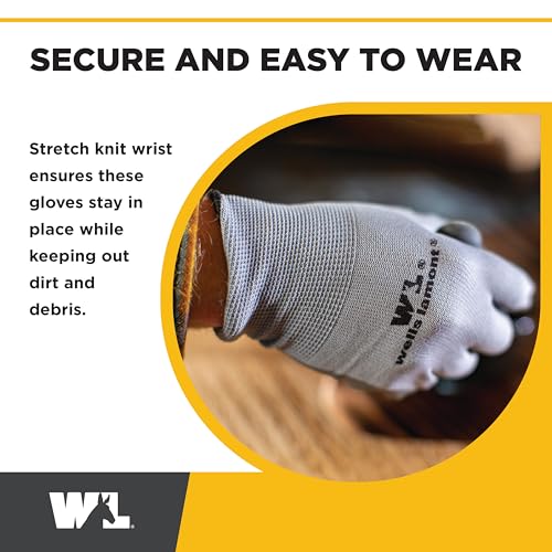 Wells Lamont mens Work Gloves Grey Large Pack of 5 US