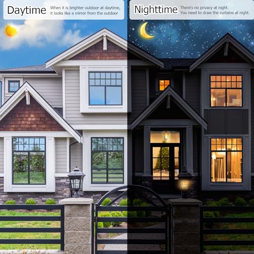 HIDBEA One Way Privacy Window Film for Daytime Sun Blocking