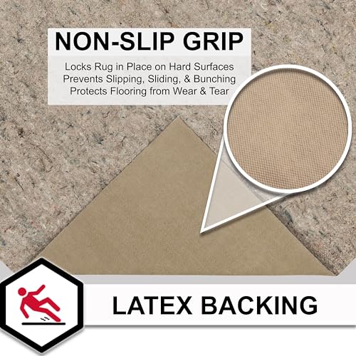 Non-Slip 1/4" Felt+Rubber Rug Pad