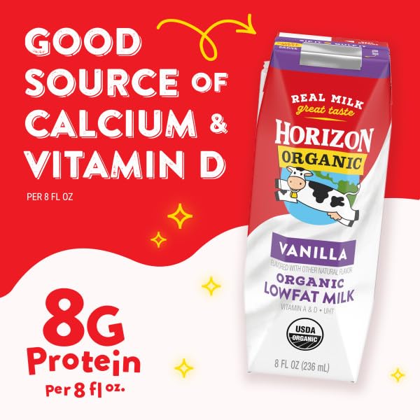 Horizon Organic 2% Vanilla Milk 8oz